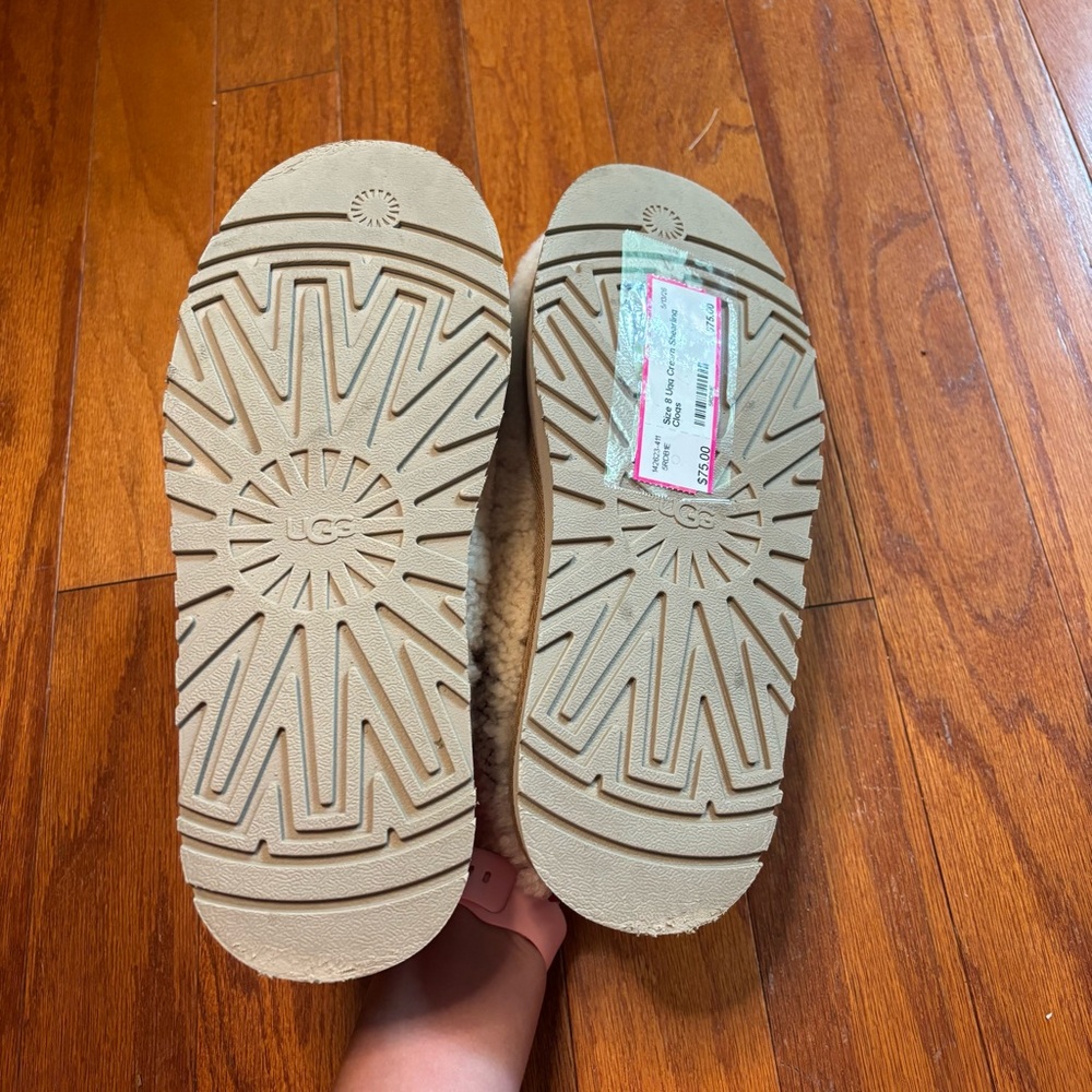 Size 8 Ugg Cream Shearling
Clogs - Picture 6 of 6